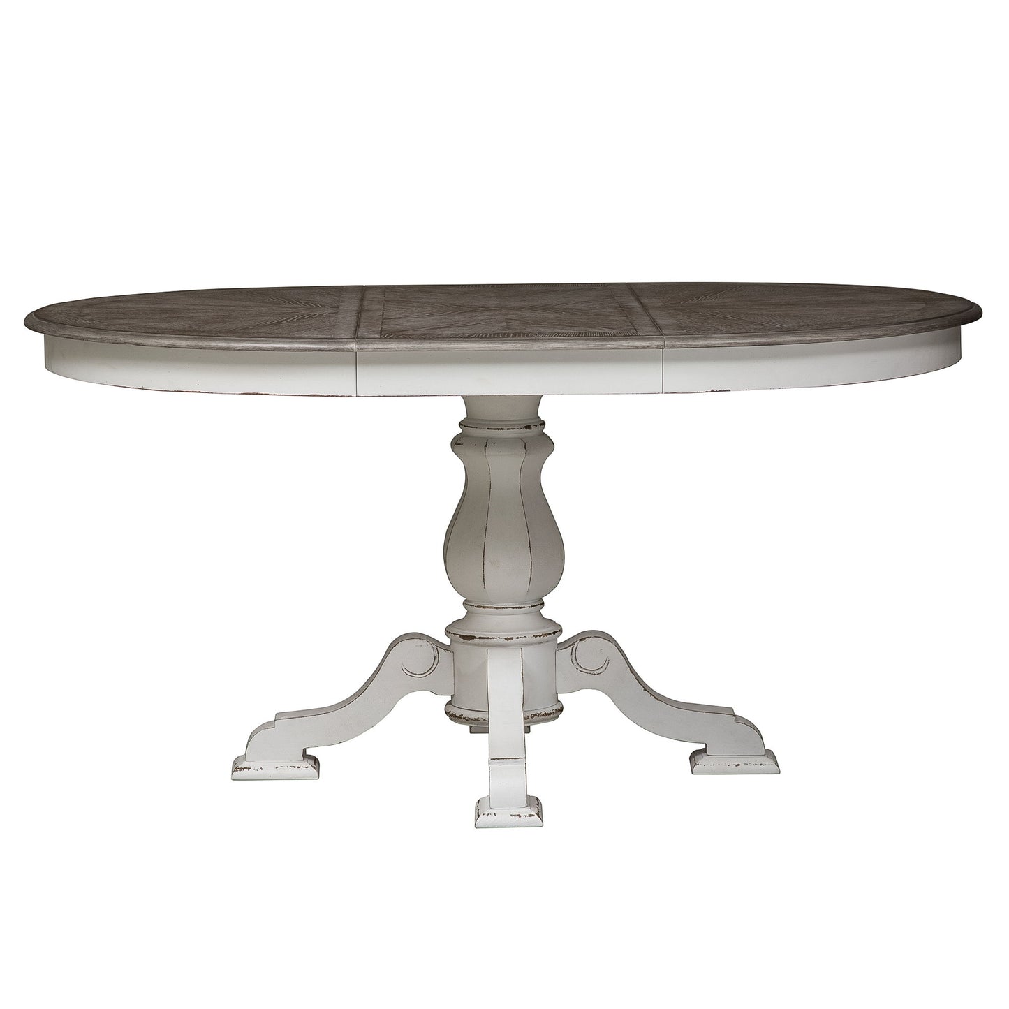Magnolia Manor - Pedestal Table Top - White