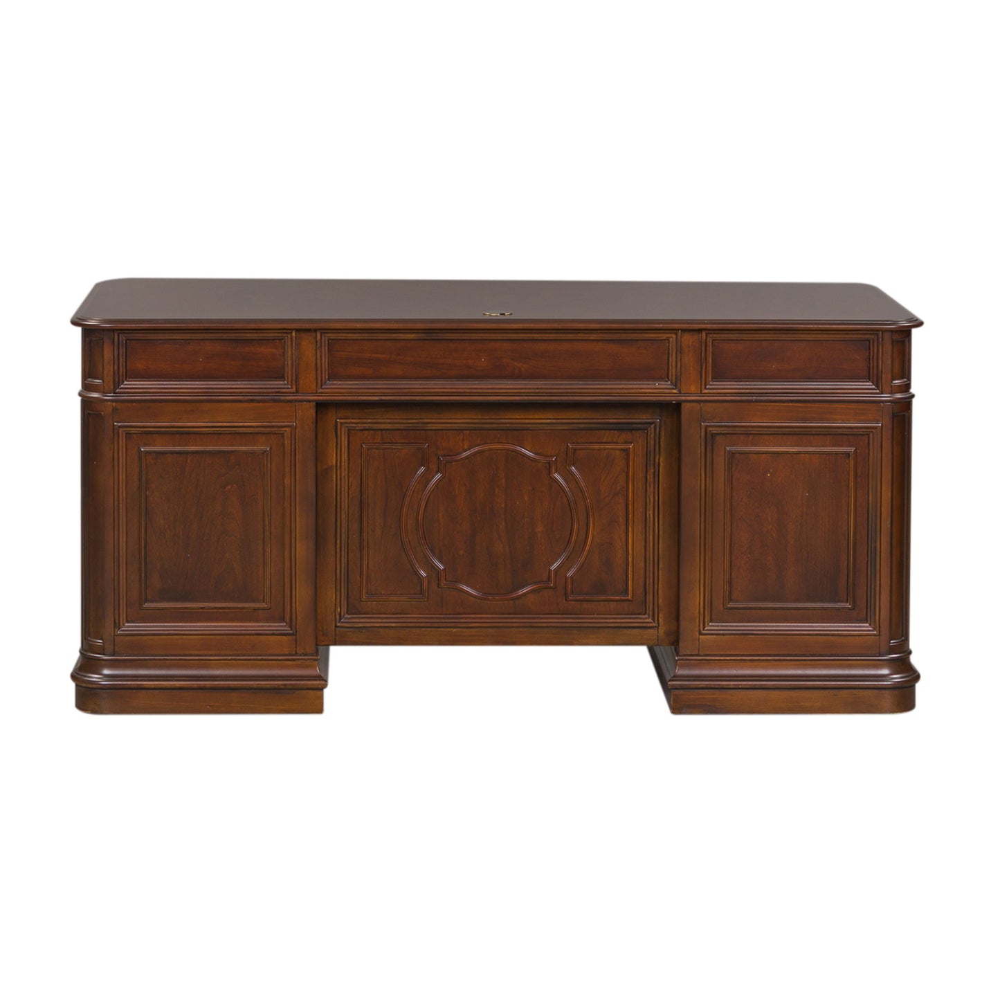 Brayton Manor - Jr Executive Desk Base - Dark Brown