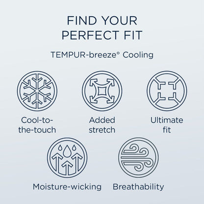 Linens - Tempur Breeze Cooling Sheet Set - Sleepy Blue