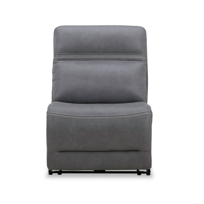 Cooper - Armless Recliner P3 & ZG - Blue Gray - Gray