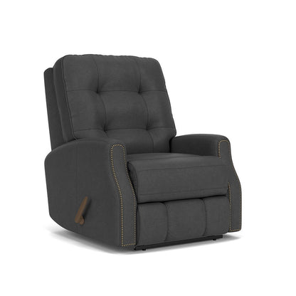 Devon - Leather Recliner, Nailhead Trim