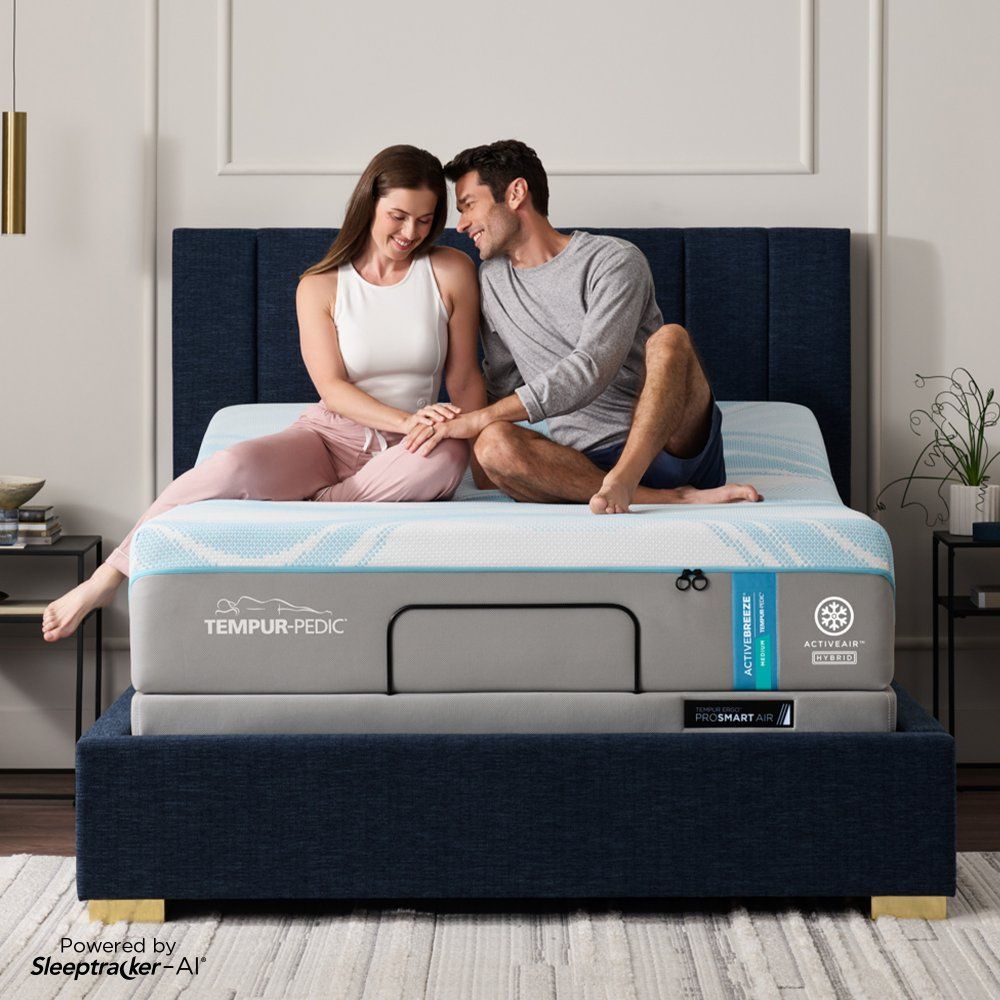 Tempur-Breeze - Tempur-ActiveBreeze Medium Hybrid Mattress
