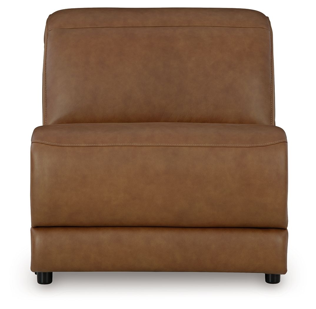 Magic Man - Armless Chair With Manual Headrest - Caramel
