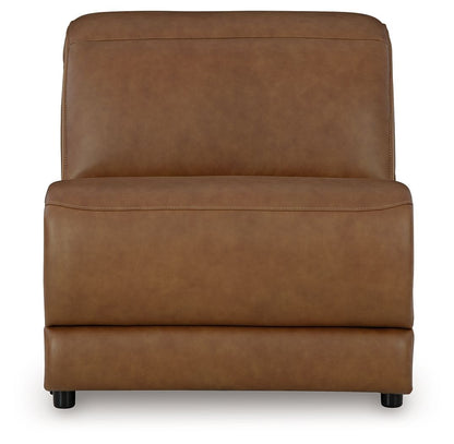 Magic Man - Armless Chair With Manual Headrest - Caramel