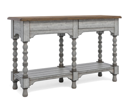 Plymouth - Sofa Table With Drawers - Gray