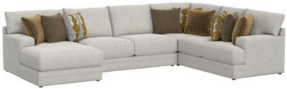 Tori - Sectional With Comfort Coil Seating And Accent Pillows Included