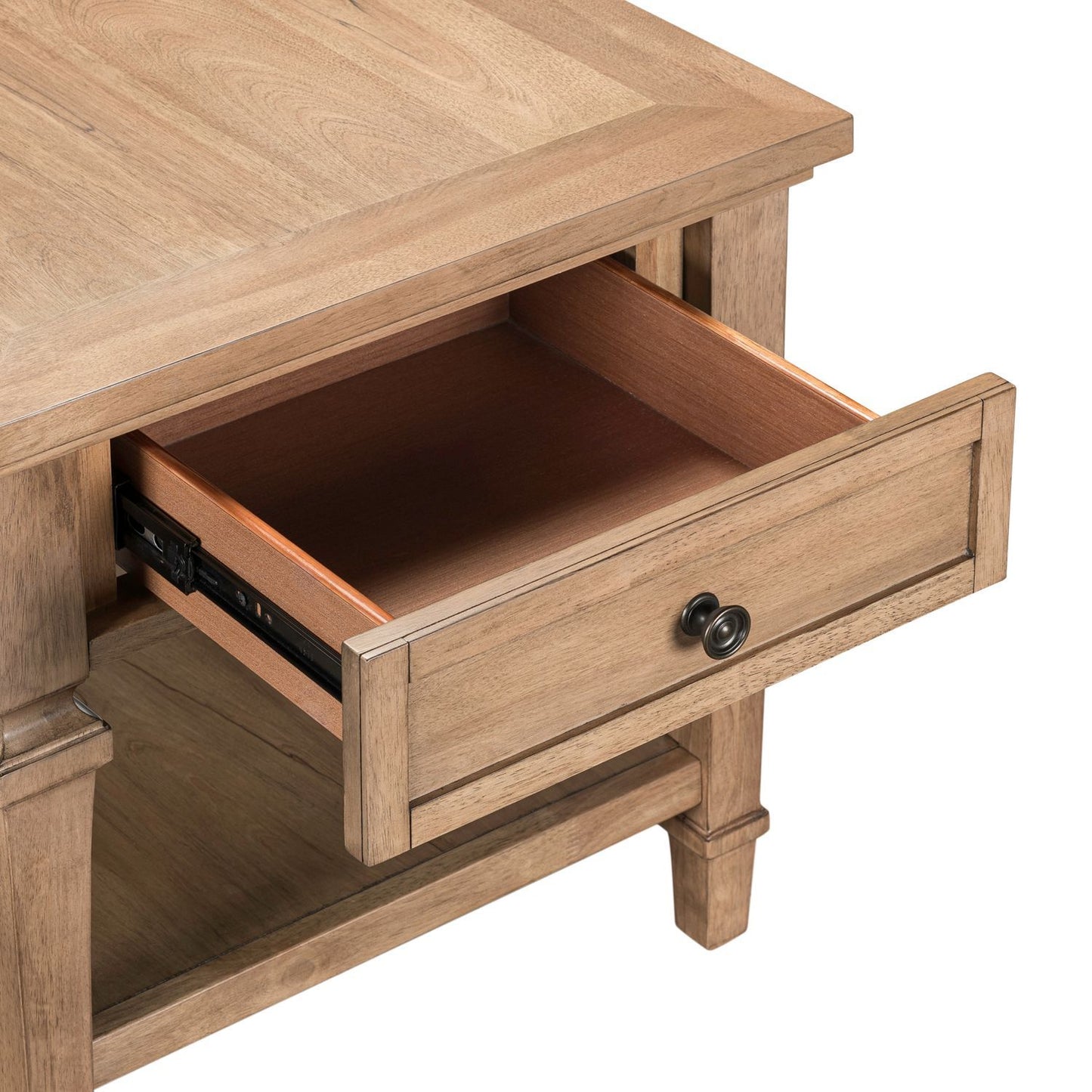 Haven Hills - End Table - Camel Beige