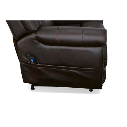 Oscar - Power Lift Recliner With Right-Hand Control & Power Headrest - Molasses