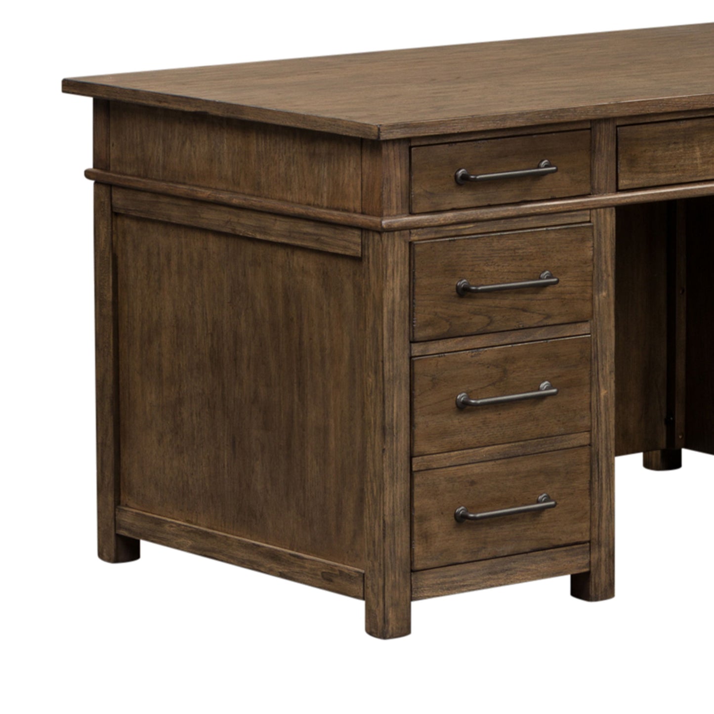 Sonoma Road - Desk/Credenza Base - Light Brown - Left
