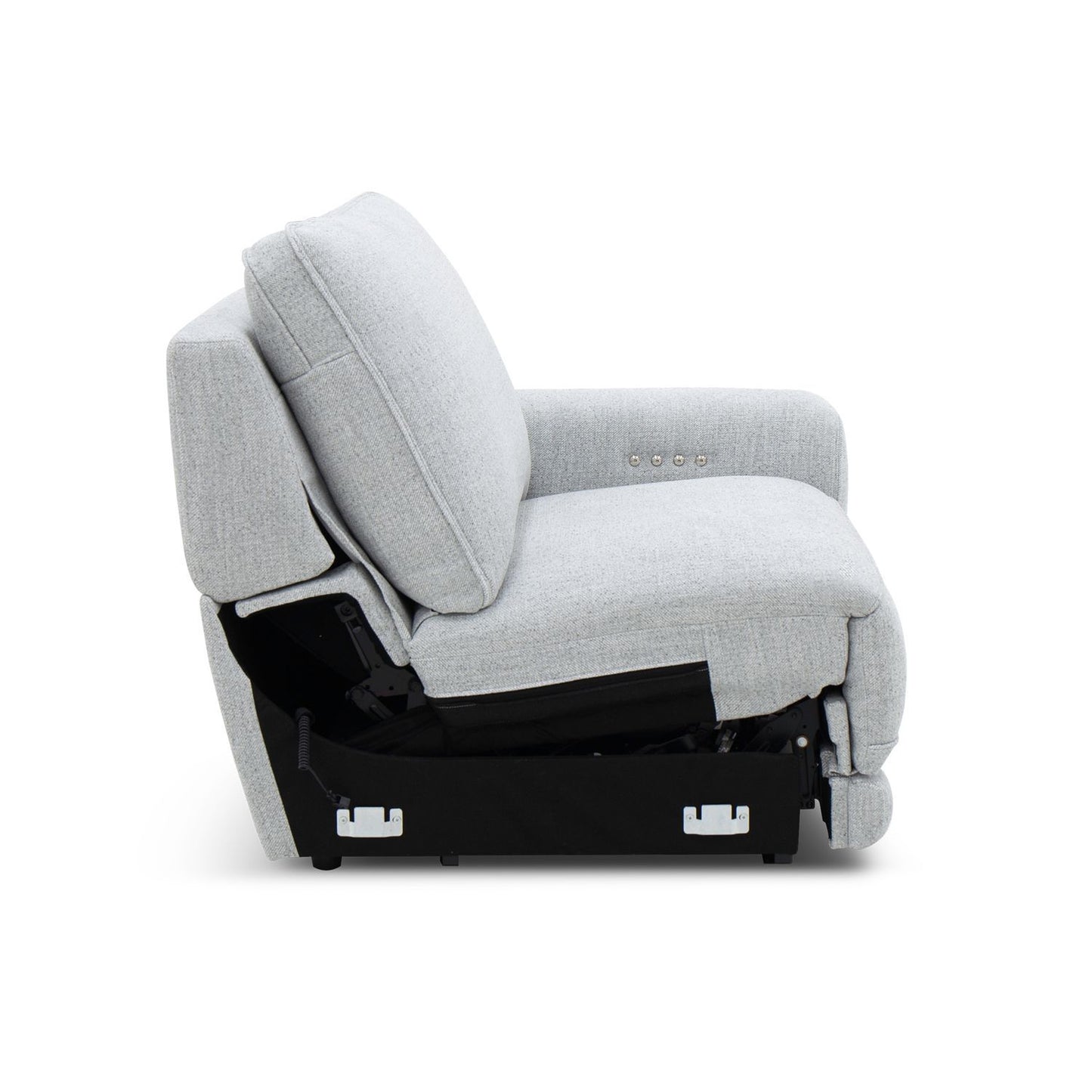 Blake - Right Arm Recliner P2 & Zero Wall - Estero Smoke