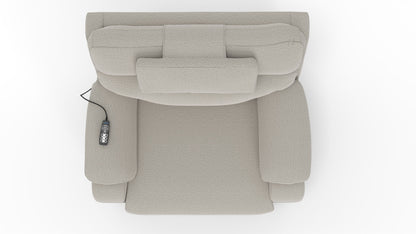 Dreamtime - 48" Power Headrest Power Lay Flat Recliner With CR3 Heat/Massage/Zero Gravity