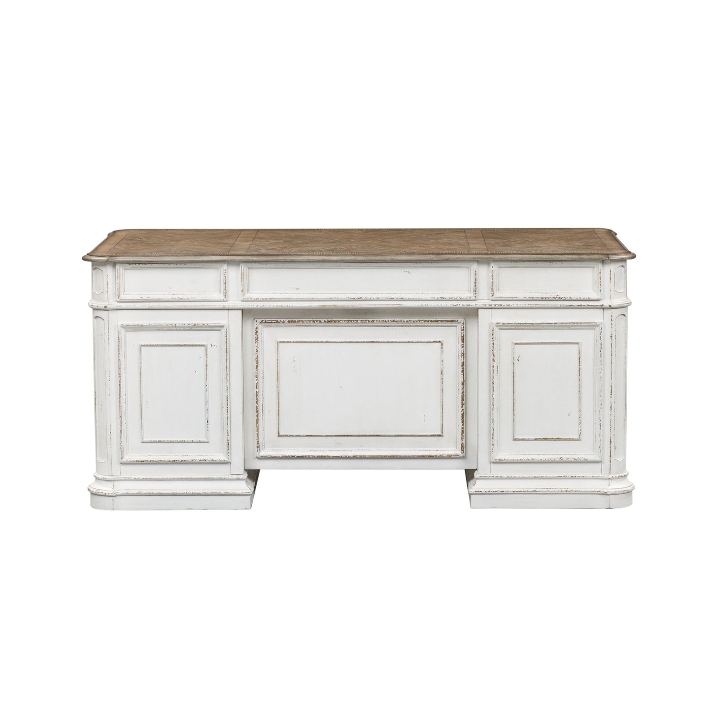 Magnolia Manor - Jr Executive Desk Base - White