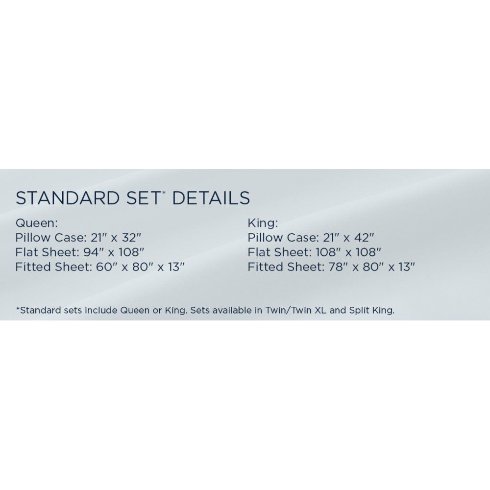 Linens - Tempur Classic Cotton Sheet Set - White