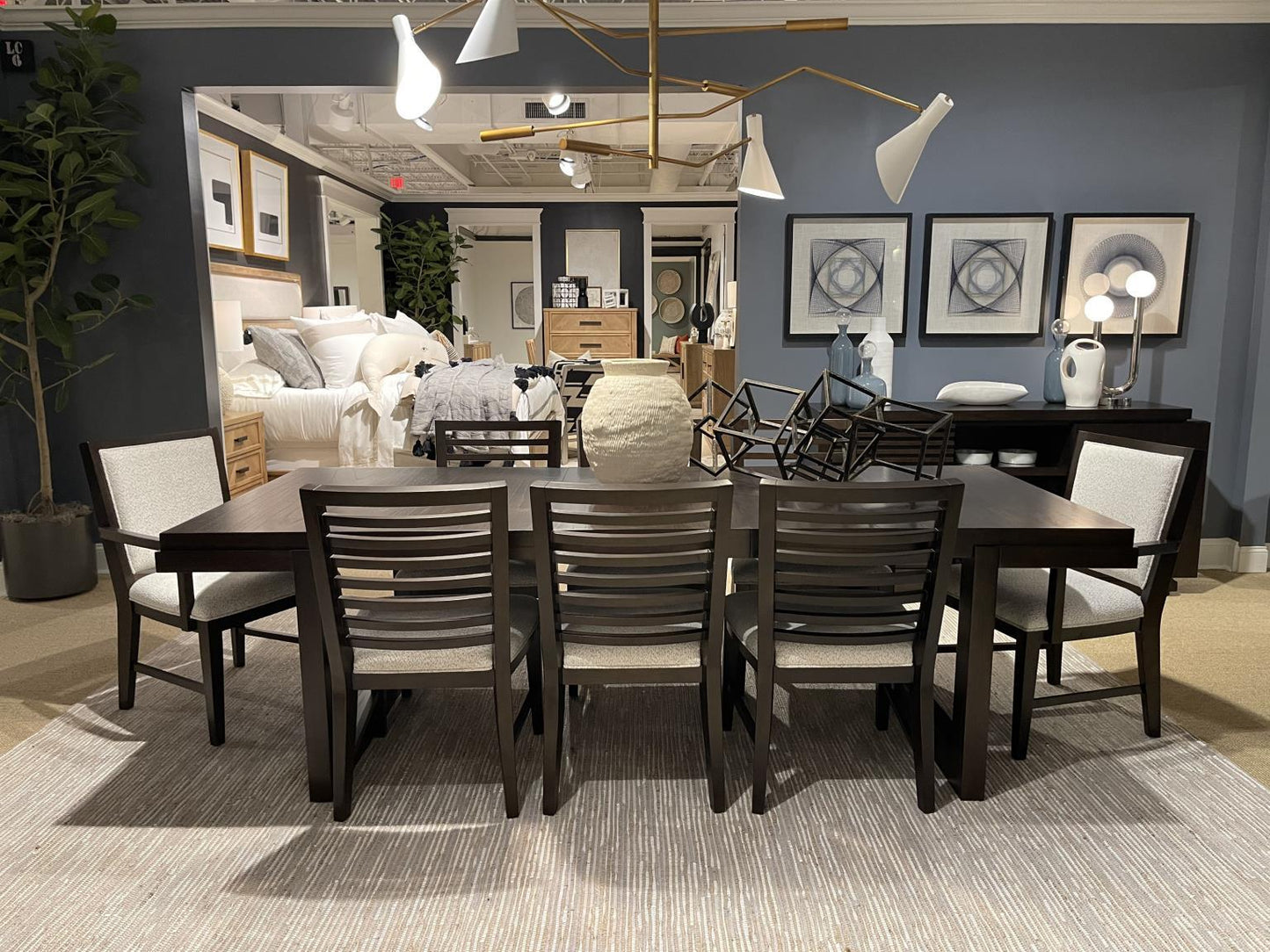 Architect - Rectangular Dining Table - Onyx