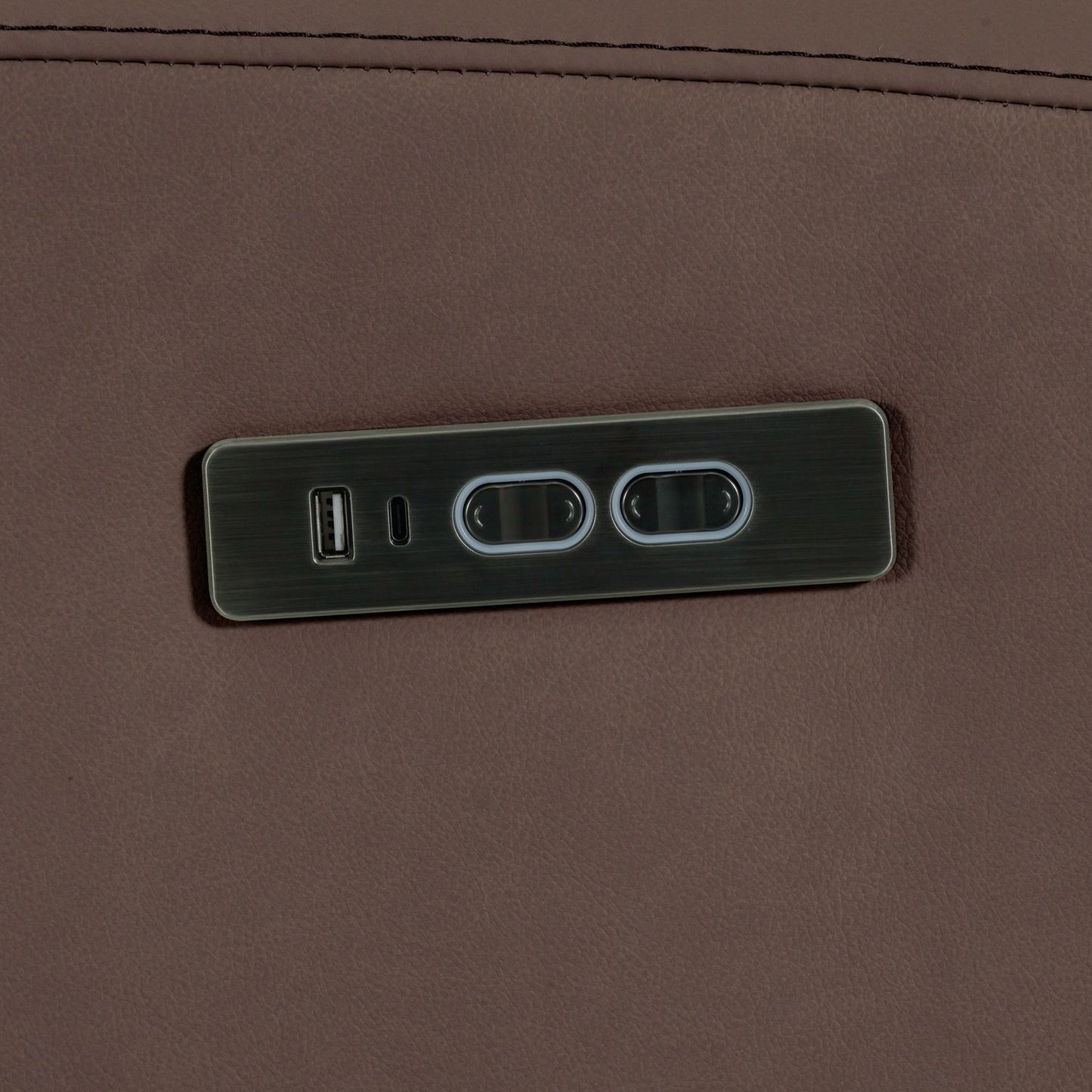 Beckham - R Arm Recliner P2 & ZG - Brown