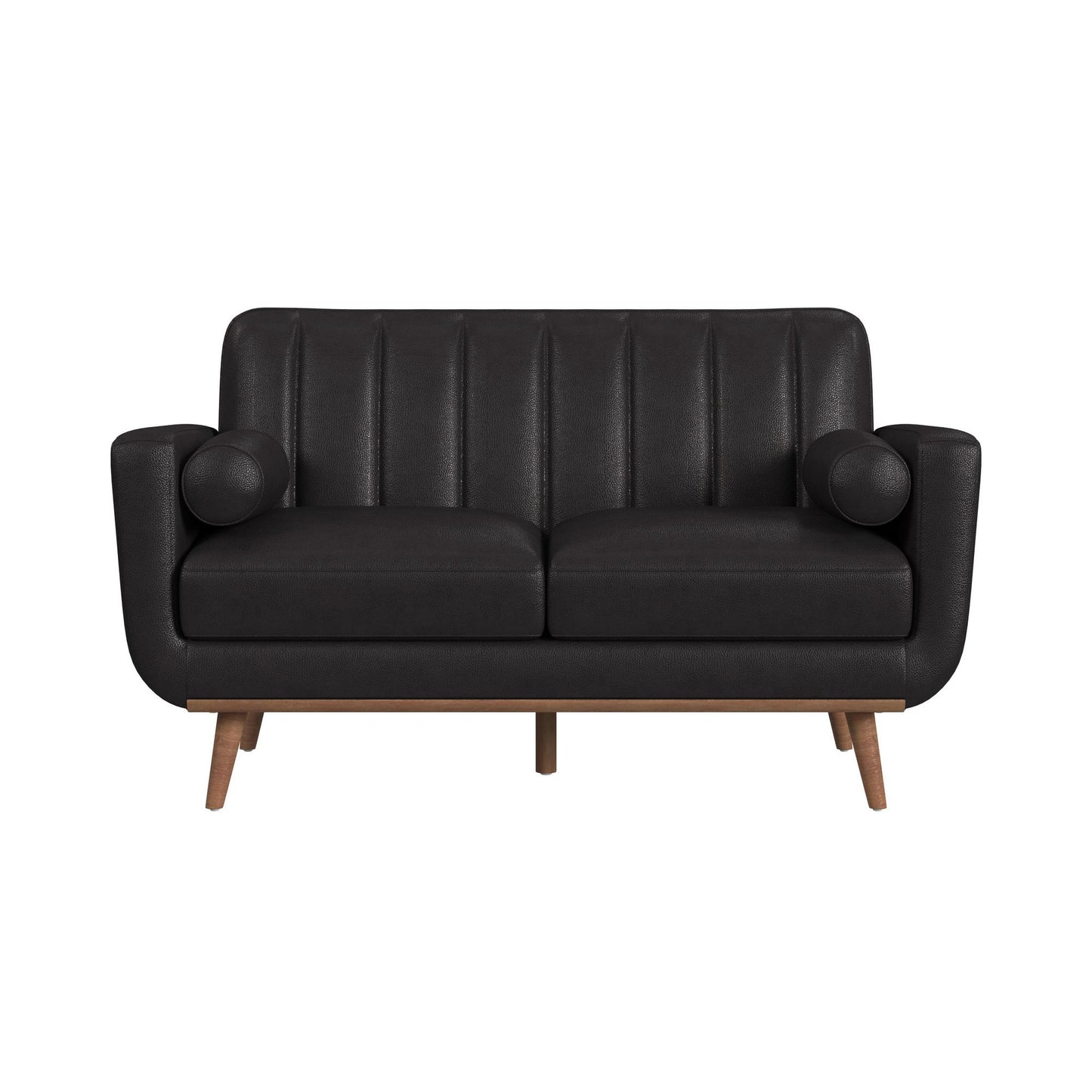 Horizon - Loveseat With Wood Front 2 Pillows