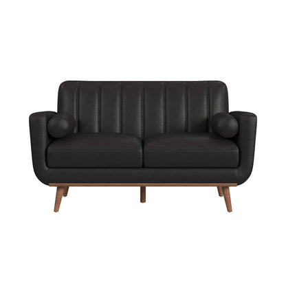 Horizon - Loveseat With Wood Front 2 Pillows