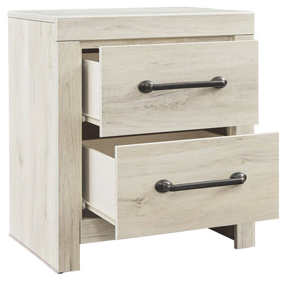 Cambeck - Two Drawer Night Stand - Whitewash