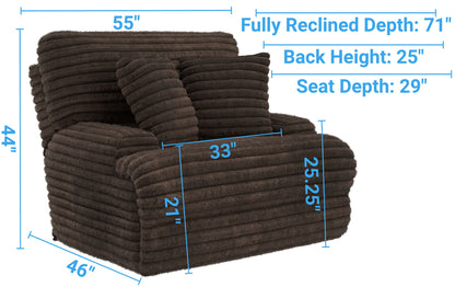 Cushy - Power Headrest Deep Seat Recliner