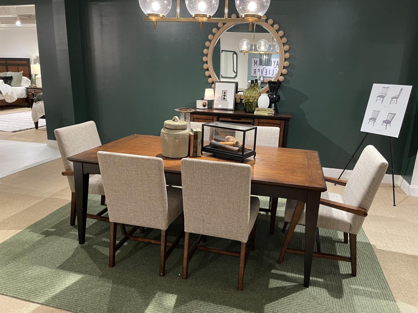 Fenmore - Trestle Dining Table - Mocha And Distressed Cherry