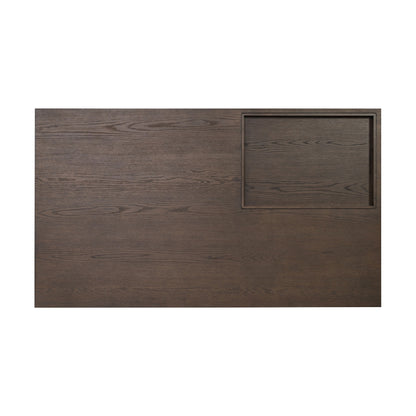 Athens - Rectangular Coffee Table With Casters - Chocolate Brown