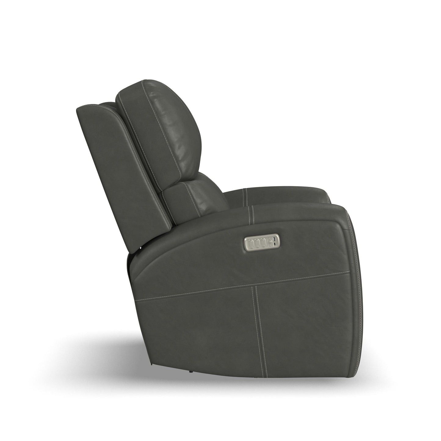 Linden - Power Swivel Gliding Recliner With Power Headrest, Lumbar, Heat & Massage