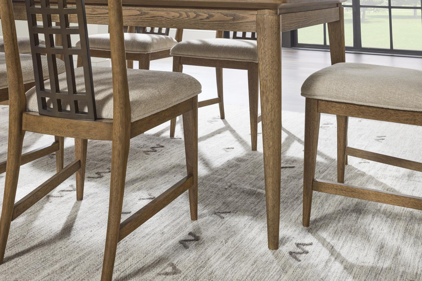 Beacon Hill - Rectangular Dining Table With Leaf - Dusted Barley