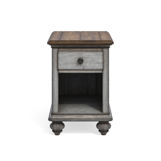 Plymouth - Chairside Table - Gray