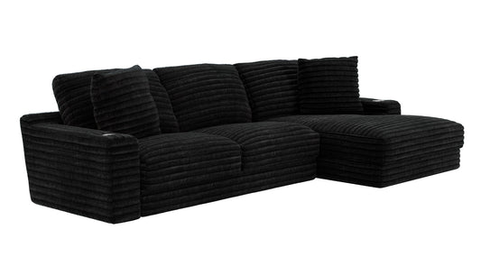 Comfrey - LSF Sofa - Black