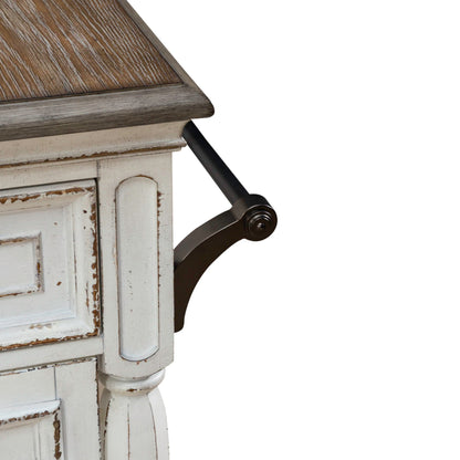 Magnolia Manor - Bar Cart - White