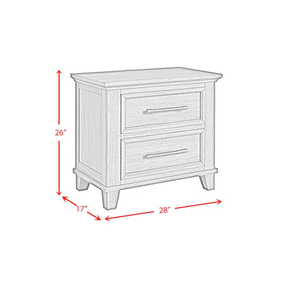 Canterbury - 2-Drawer Nightstand With USB