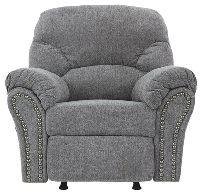 Allmaxx - Rocker Recliner - Pewter
