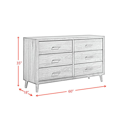 Malibu - 6-Drawer Dresser