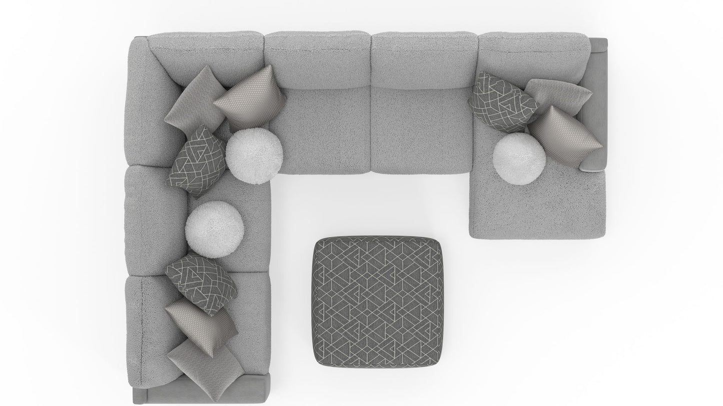 Canyon - LSF Sofa - Platinum