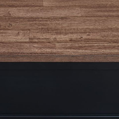 Wildenauer - Rectangular End Table - Brown / Black