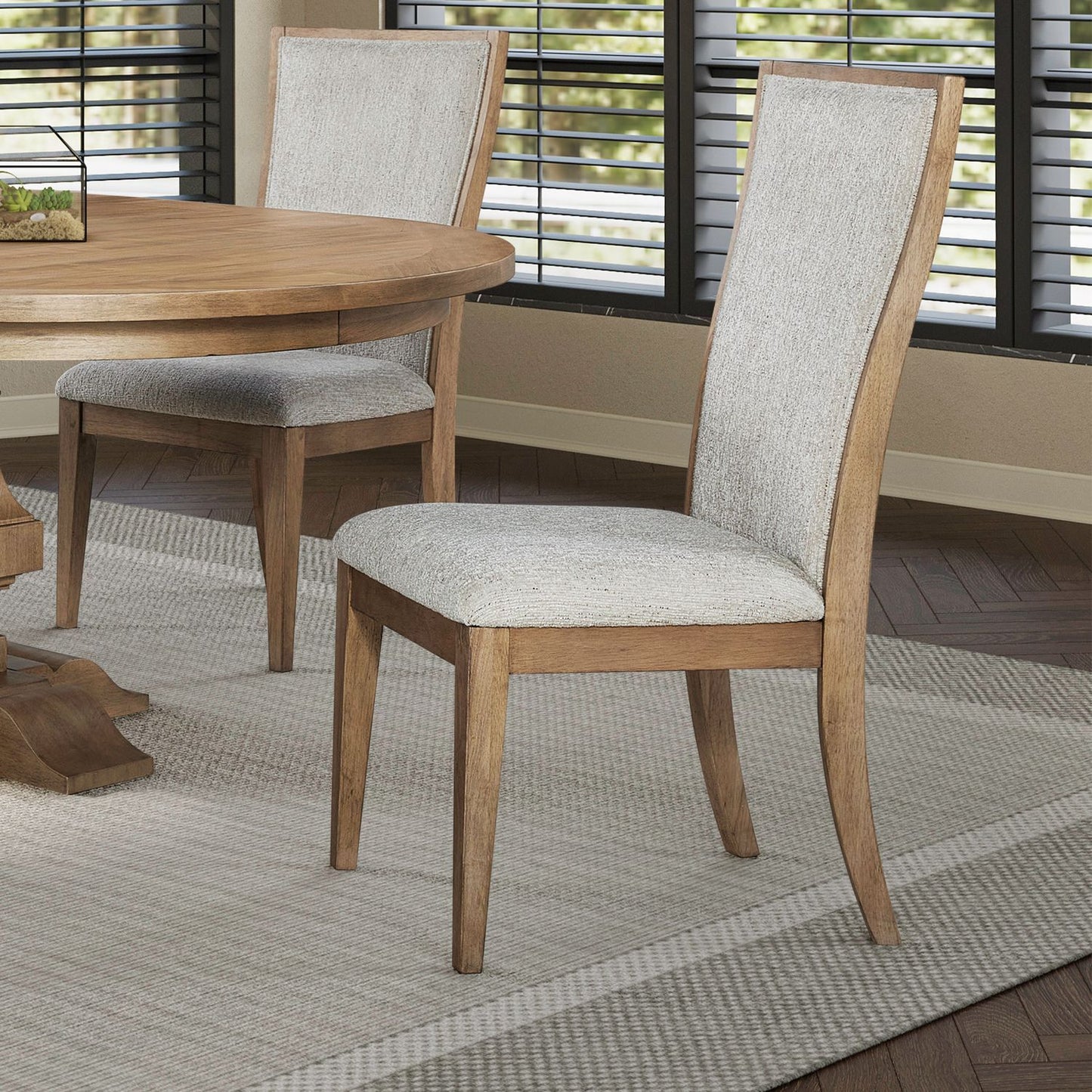 Haven Hills - Upholstered Side Chair (RTA) - Camel Beige