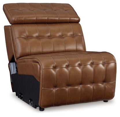 Temmpton - Armless Chair / Manual Headrest - Chocolate