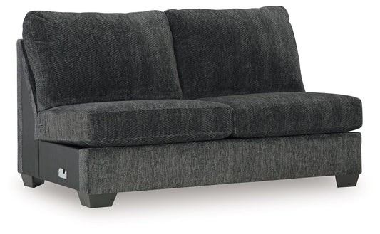 Hollyview - Armless Loveseat - Shadow