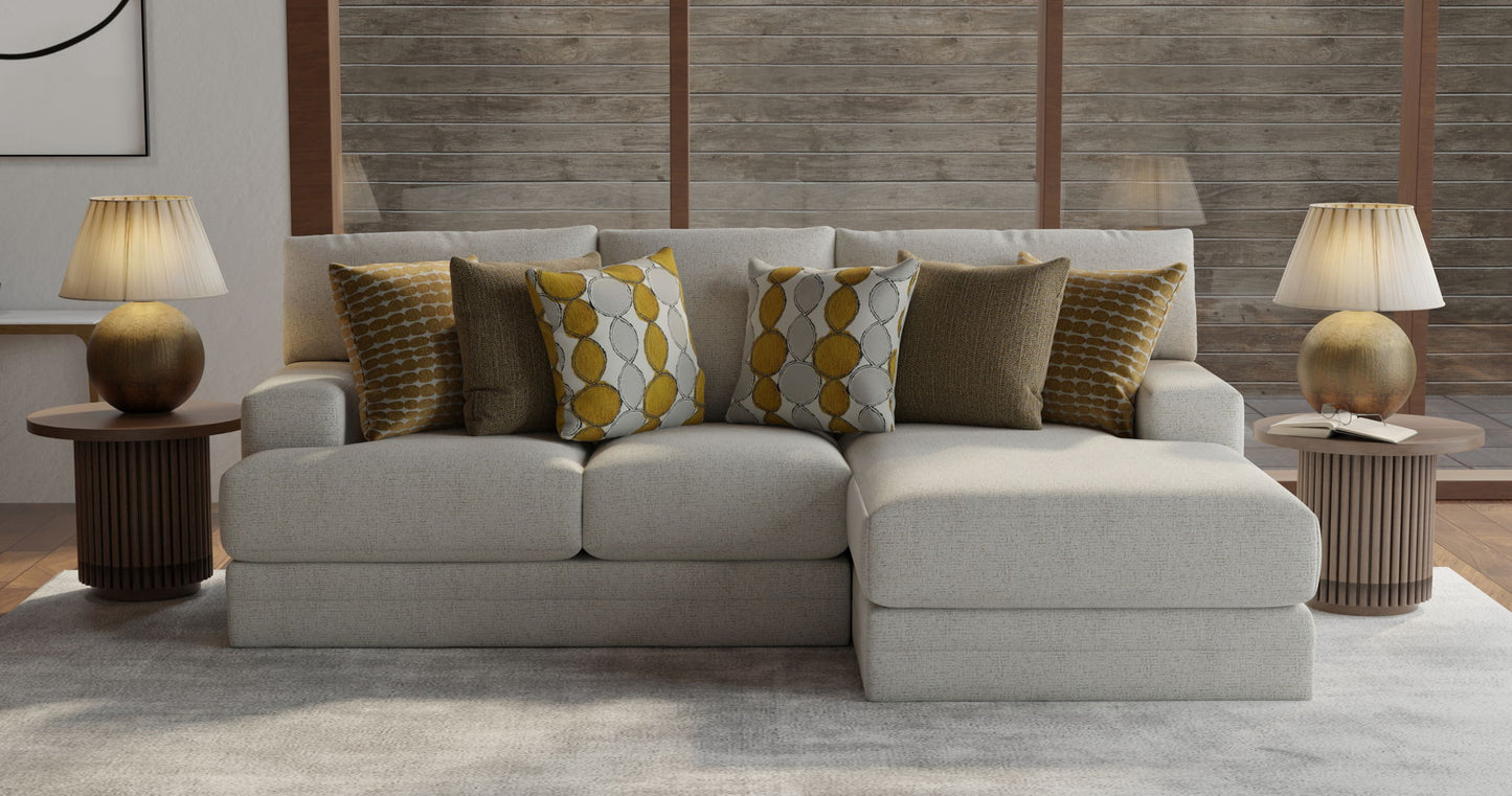 Tori - Sectional With Comfort Coil Seating And Accent Pillows Included