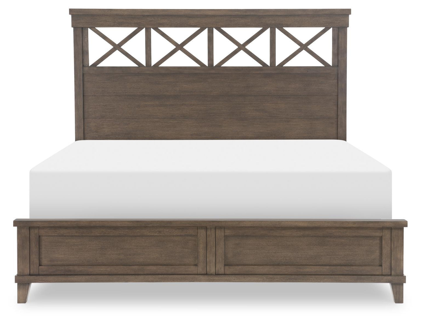 XXX's And OOO's - Panel Headboard King / California King - Cocoa