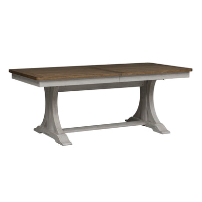 Farmhouse Reimagined - Trestle Table Base - White