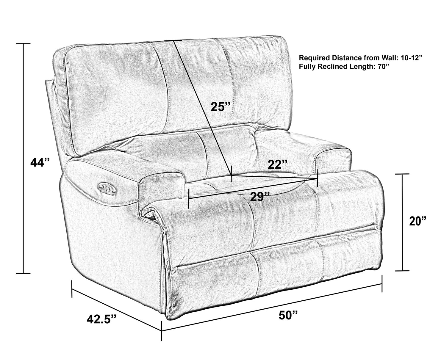 Wembley - Lay Flat Recliner