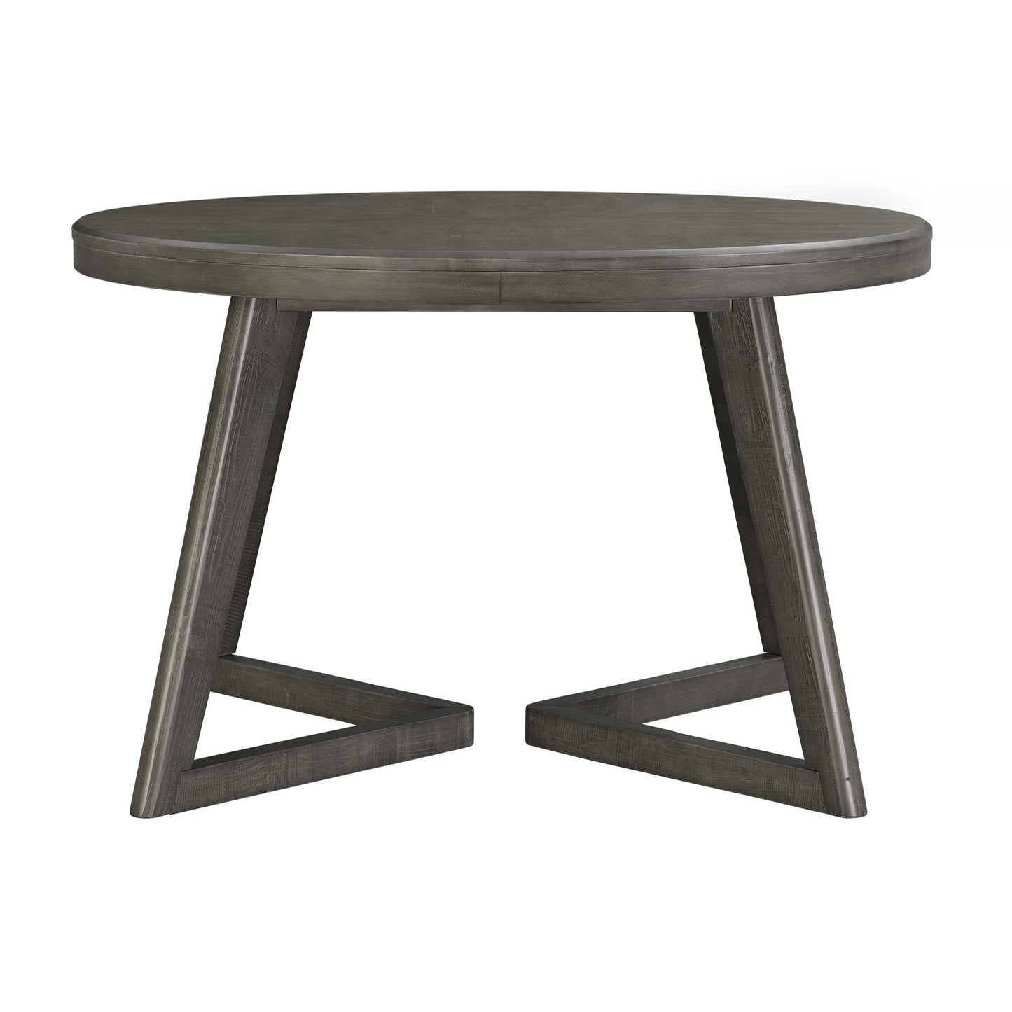 Cross - Round Dining Table - Dark Gray