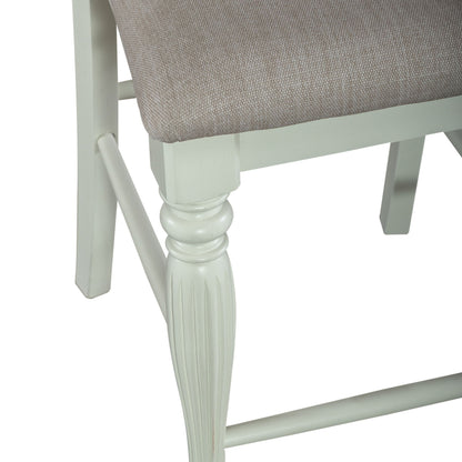 Cumberland Creek - Slat Back Counter Chair - White