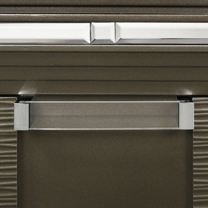 Twenty Nine - 2-Drawer Nightstand With USB - Dark Brown