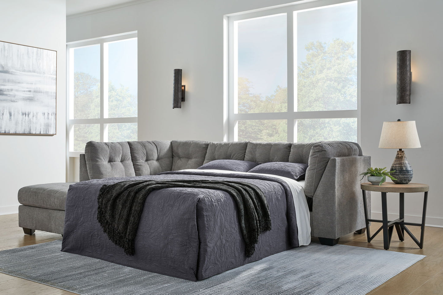 Marleton - Raf Full Sofa Sleeper - Gray