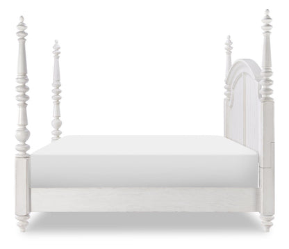 Cottage Park - Poster Panel Headboard King / California King - Aged White