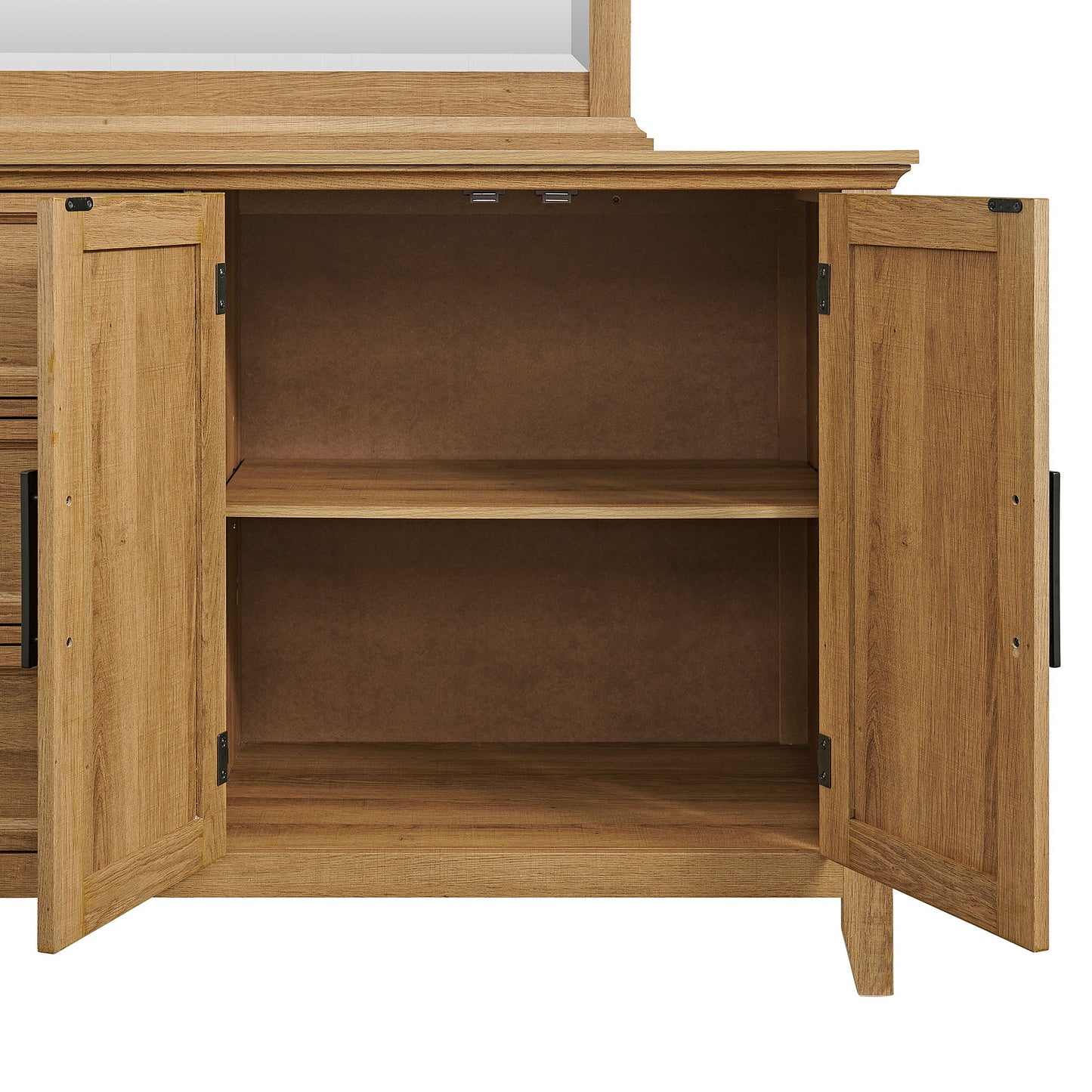 Matias - Bedroom Set With Queen/Full Headboard, Dresser, Mirror & Nightstand