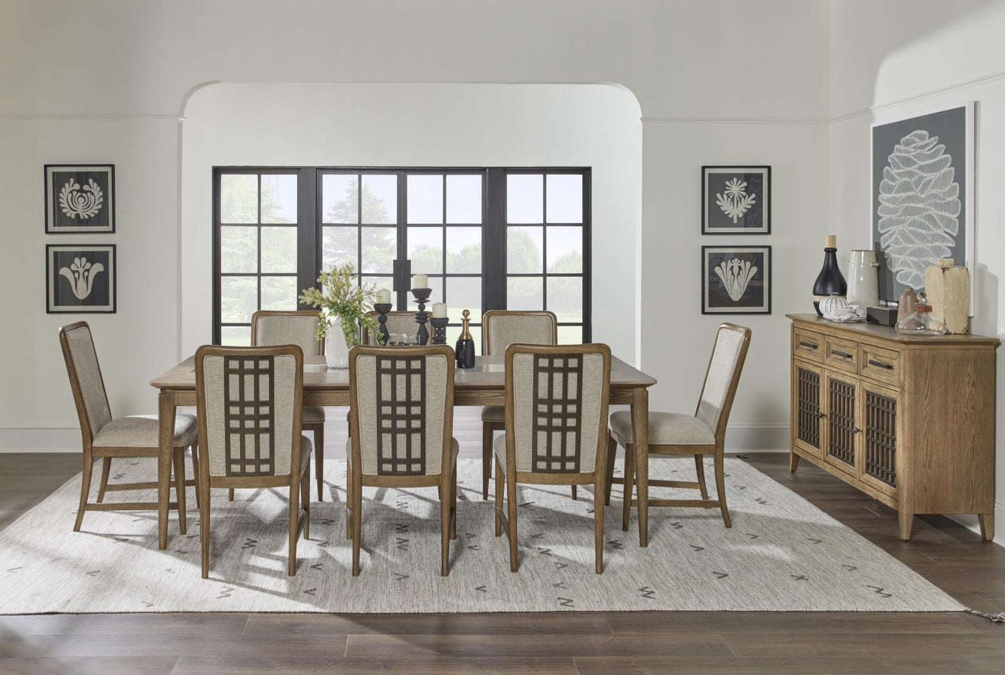 Beacon Hill - Rectangular Dining Table With Leaf - Dusted Barley