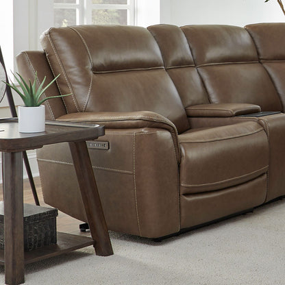 Collins - Left Arm Recliner P3 & ZG - Brown
